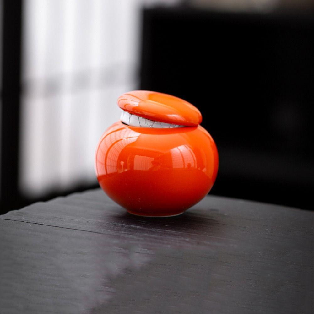Mini Barattolo per Conservare il Tè Scatola per Tè da Riempimento Colore Elegante Smalto Ceramica Barattoli Polvere