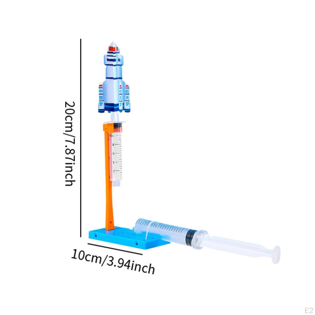 DIY Making Rocket Model Toy Teaching Aid Interesting Creative Stem Educational Physical Science