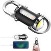 LED Keychain Flashlight with Multiple Modes and External Charging Capability