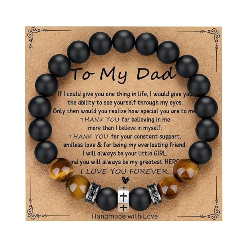 JYL TS Bracelet  Men's Hexagon Cross Eye Adjustable Invokes Protection