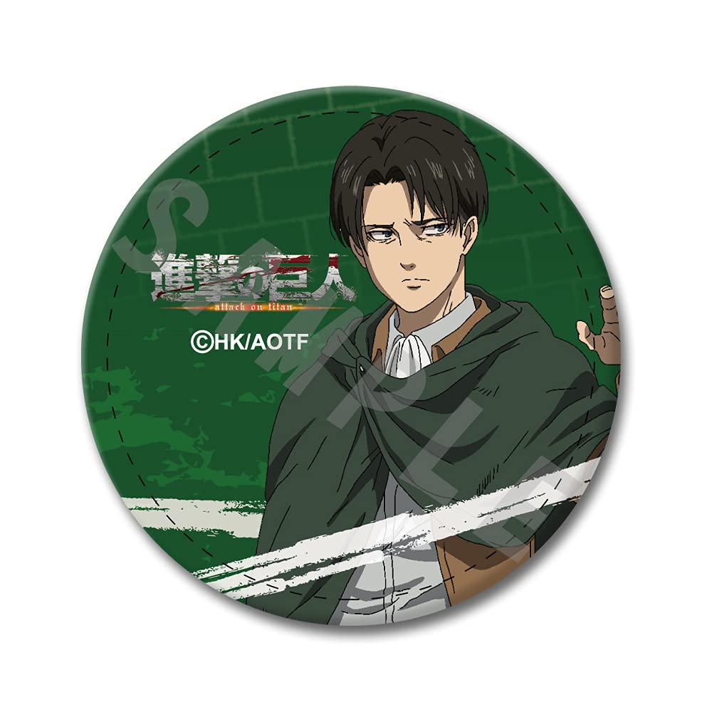 Sync Innovation Attack on Titan The Final Season Leather Badge Design B [Levi] SYNC-ATKRE-B