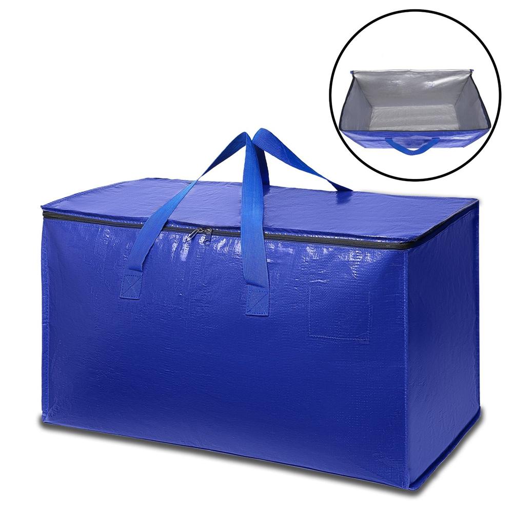 4pcs Moving Storage Bags 93L Clothing Organizers Luggage Bag Large Capacity Waterproof Clothes Quilts Luggage Storage Bag