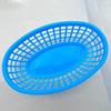 1Pc Storage Basket Retro Style Plastic Colour Desktop Storage Unique Hollow Out Snack Plate Drain Basket