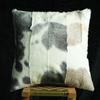 Plush Cow Print Pillowcase 50x50cm Double-sided Cushion Cover Artistic Color-block Throw Pillow Cover Home Decor