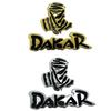 Custom Dakar Rally Off-Road Metal Car Emblem Decal