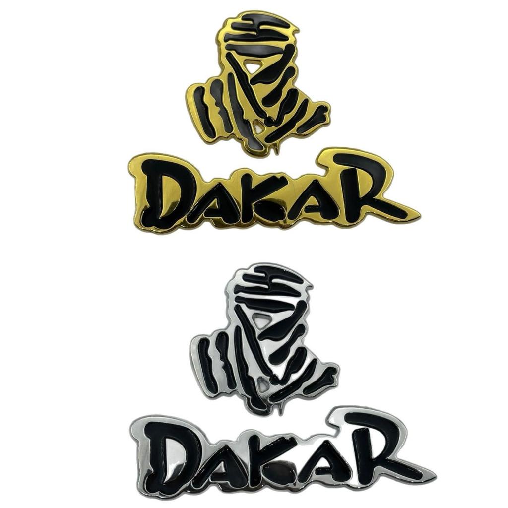 Custom Dakar Rally Off-Road Metal Car Emblem Decal