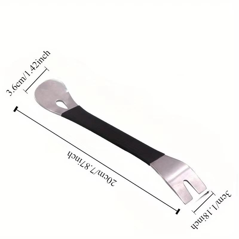 Ferramenta de desmontagem de áudio automotivo Aço inoxidável PryClip Rocker Crowbar Bar Painel da porta Desmontagem Painel de alavanca Interior