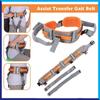 Orange Transfer Gait Belt Assist Secure Walking Device Gait Transfer Belt for Patients Ambulation Medical Supplies
