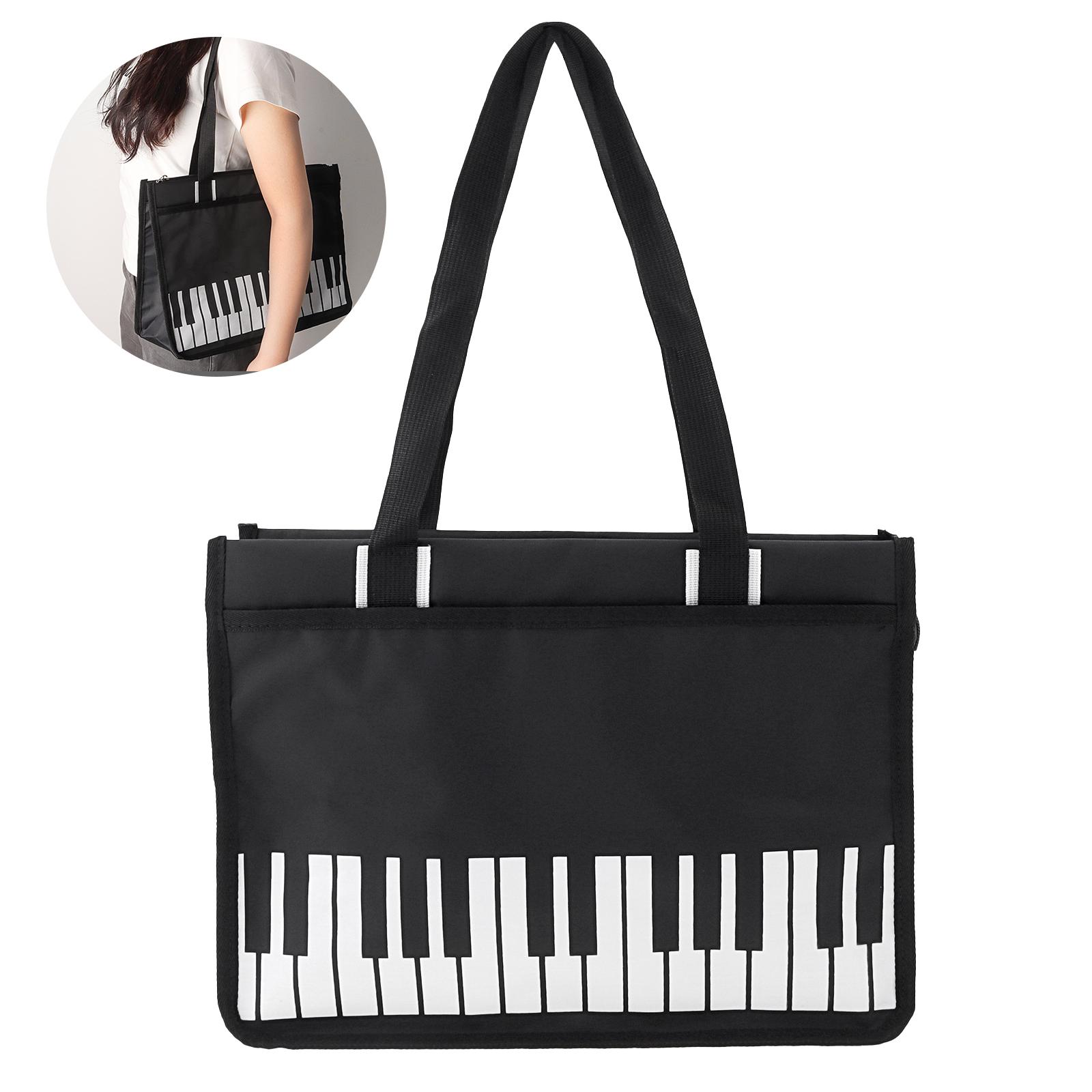 

Водонепроницаемая сумка-тоут для музыки из ткани Оксфорд, профессиональный органайзер для нот, репетиторство, хоровые аксессуары для хранения