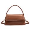 ZA Women's Mini Casual Crossbody Trapezoid Handbag in Black/Brown