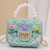Ručne vyrobená záplata DIY mini taška reťazka crossbody taška princezná taška detská peňaženka na drobné gélová taška
