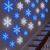 12Pcs White Snowflake Led Snowflake Wall Lights Xmas Wall Hanging Lights  Window Display