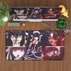 900x400mm Computer Keyboard Desk Mats Hot Anime Danganronpa Speed Mouse Pad Non-slip Gaming Laptop Carpet PC Rubber Accessories