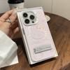 Luxury Pink Hello Kitty With Bracket Phone Case For iPhone 16 15 14 13 12 11 ProMax XR XS 7 8 Plus Soft Anti Drop Silicone Cover