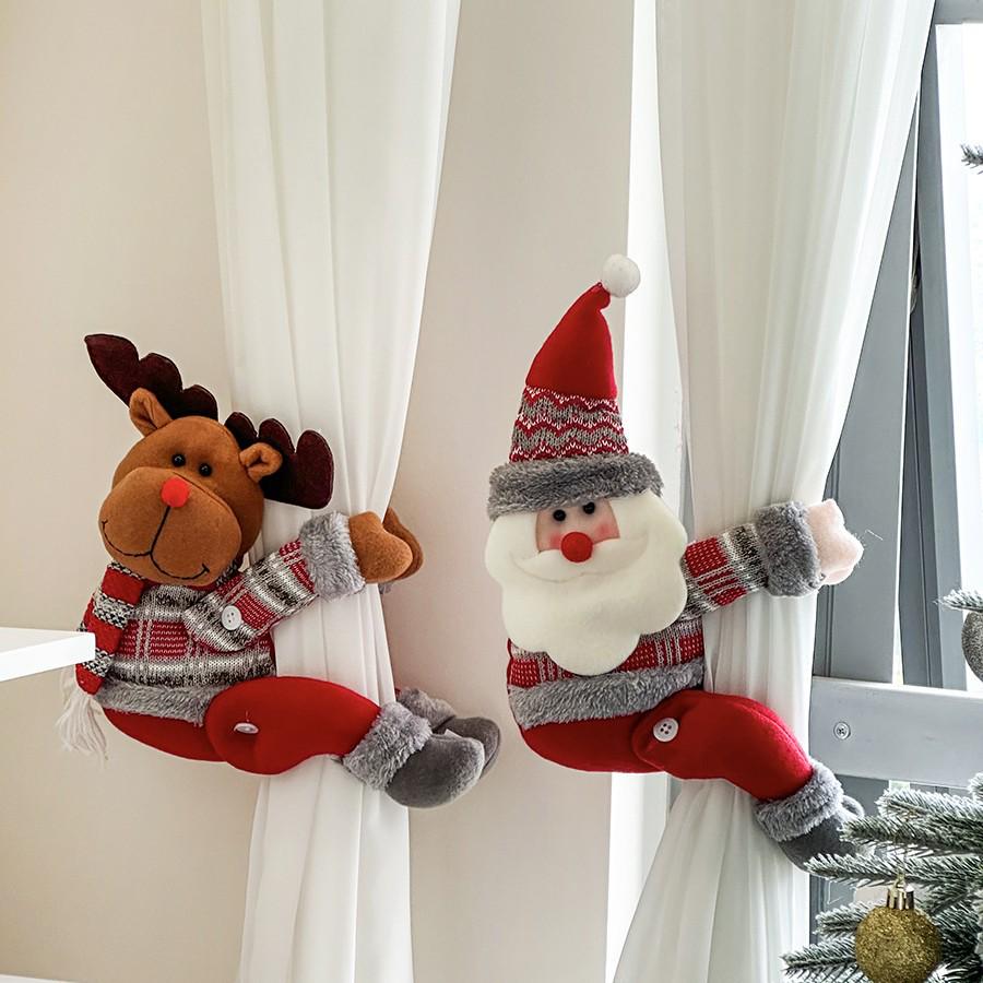 Kreative Weihnachtsmann Vorhangschnalle - Weihnachtsdekoration und Neujahrszimmer-Requisiten