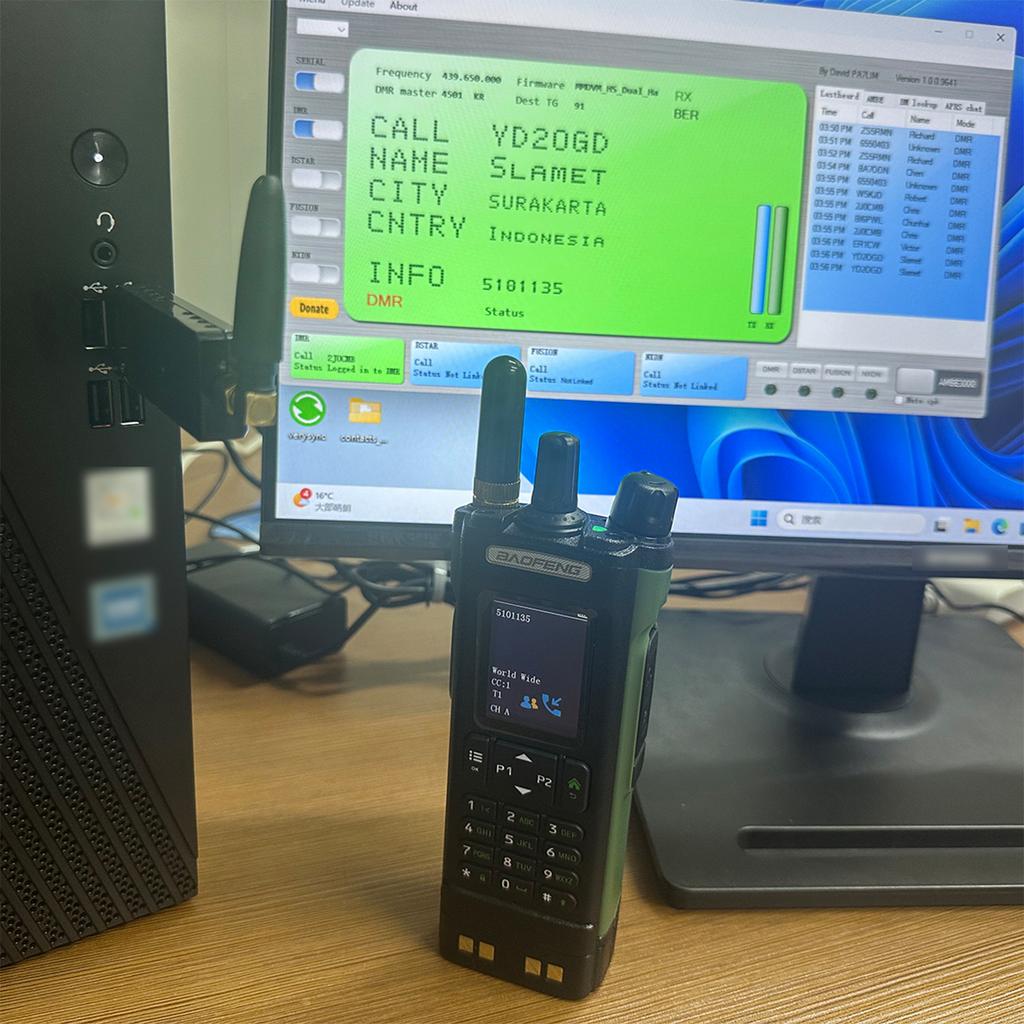 DMR Plug and Play Bundle Baofeng DM32UV Digital Analog Dual Band Portable Two Way Radio USB MMDVM Hotspot Walkie Talkie Low Cost