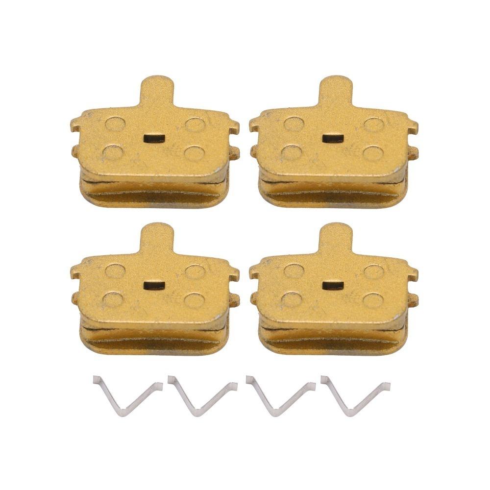4 Sets Ketone-Based All Metal Bicycle Disc Brake Pads Electric Scooter Brake Pads Bike Accessories