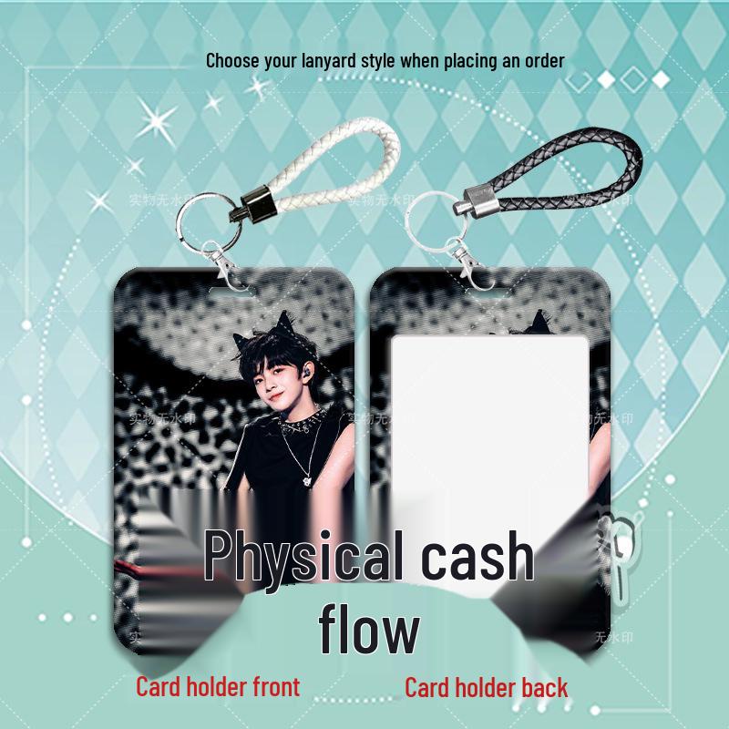 4th Gen Chen Junming Sliding Card Holder: Student Meal, Bus, Access & Water Card Case