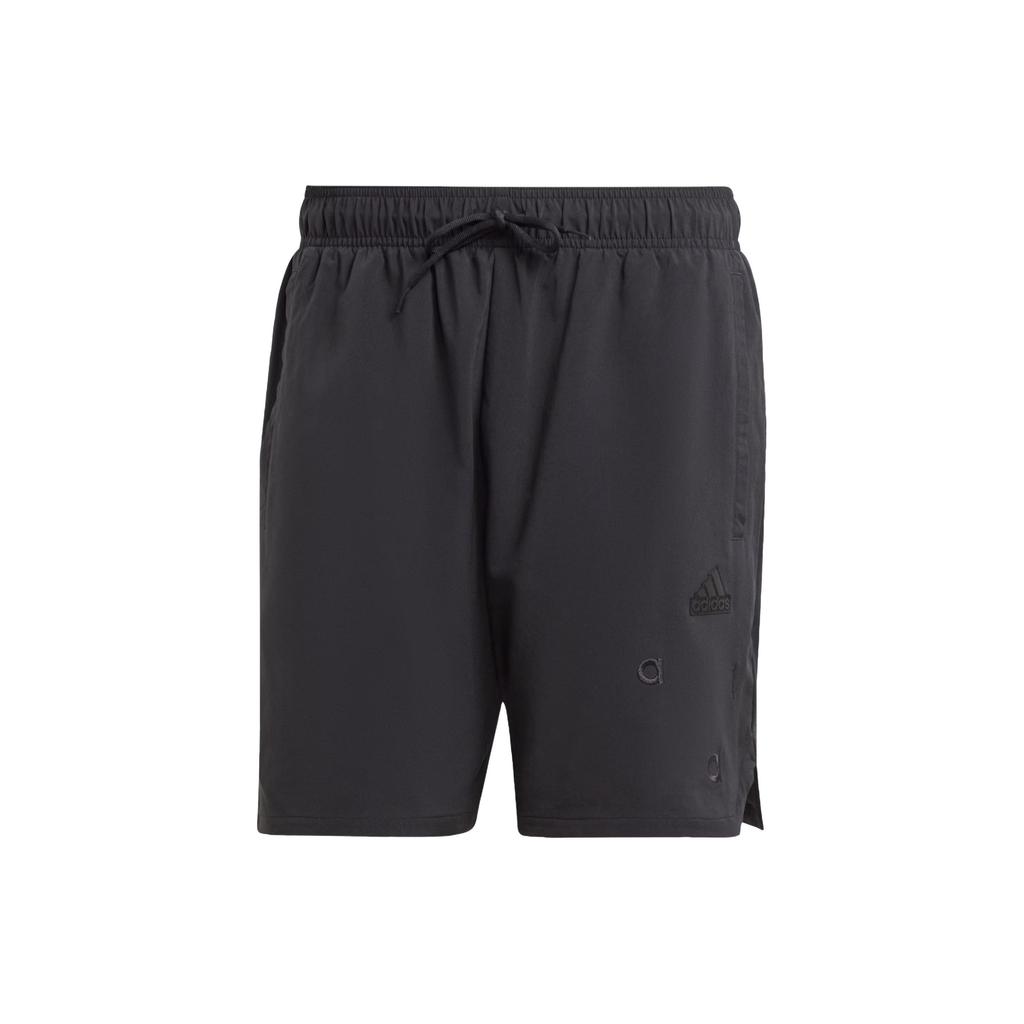 Adidas Embroidered Woven Shorts Men Shorts Black IS1486