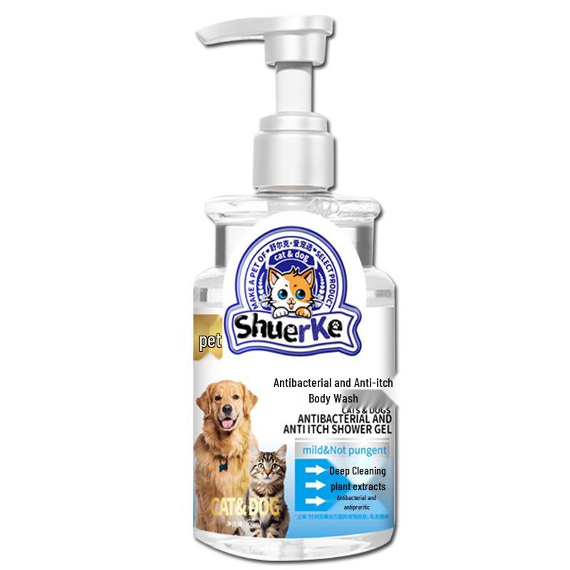 Антибактериальный дезодорирующий шампунь для собак и кошек с длительным ароматом