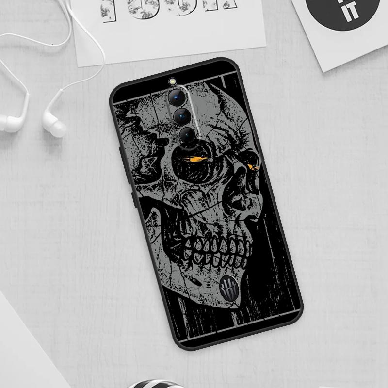

Cool Spooky Skull Face Case For Nubia Red Magic 8S 8 Pro Plus 5G 5S 6R 6S 7S 6 7 Pro Red Magic 9 Pro Plus Cover Red Magic 9 Pro