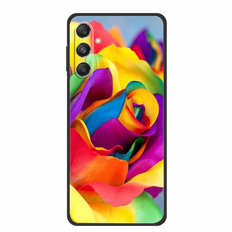 Funda For Samsung A17 Back Cover Case Fashion Black Silicone TPU Soft Phone Case For Samsung Galaxy A17 2025 Case A 17 Coque Bag