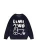 Unisex Cute Cartoon Rabbit Knit Sweater