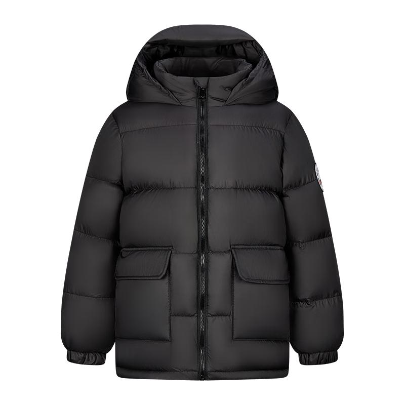 XueZhongFei Детская утепленная зимняя пуховая куртка-пуховик унисекс 130