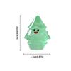 Christmas Glow in The Dark Smiling Face Christmas Tree Resin Accessories DIY Bags Pendant Materials Micro Landscape Ornaments