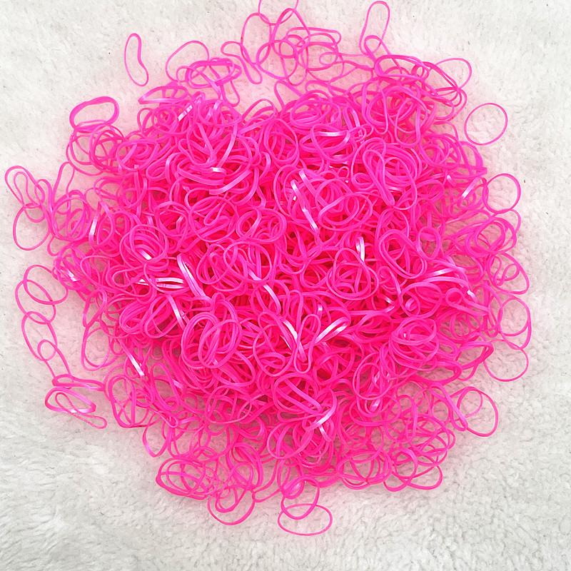 500pcs Cute Colourful Rubber Ring Disposable Elastic Hair Bands Ponytail Holder Rubber Band Scrunchies Kids Hair Accessorie