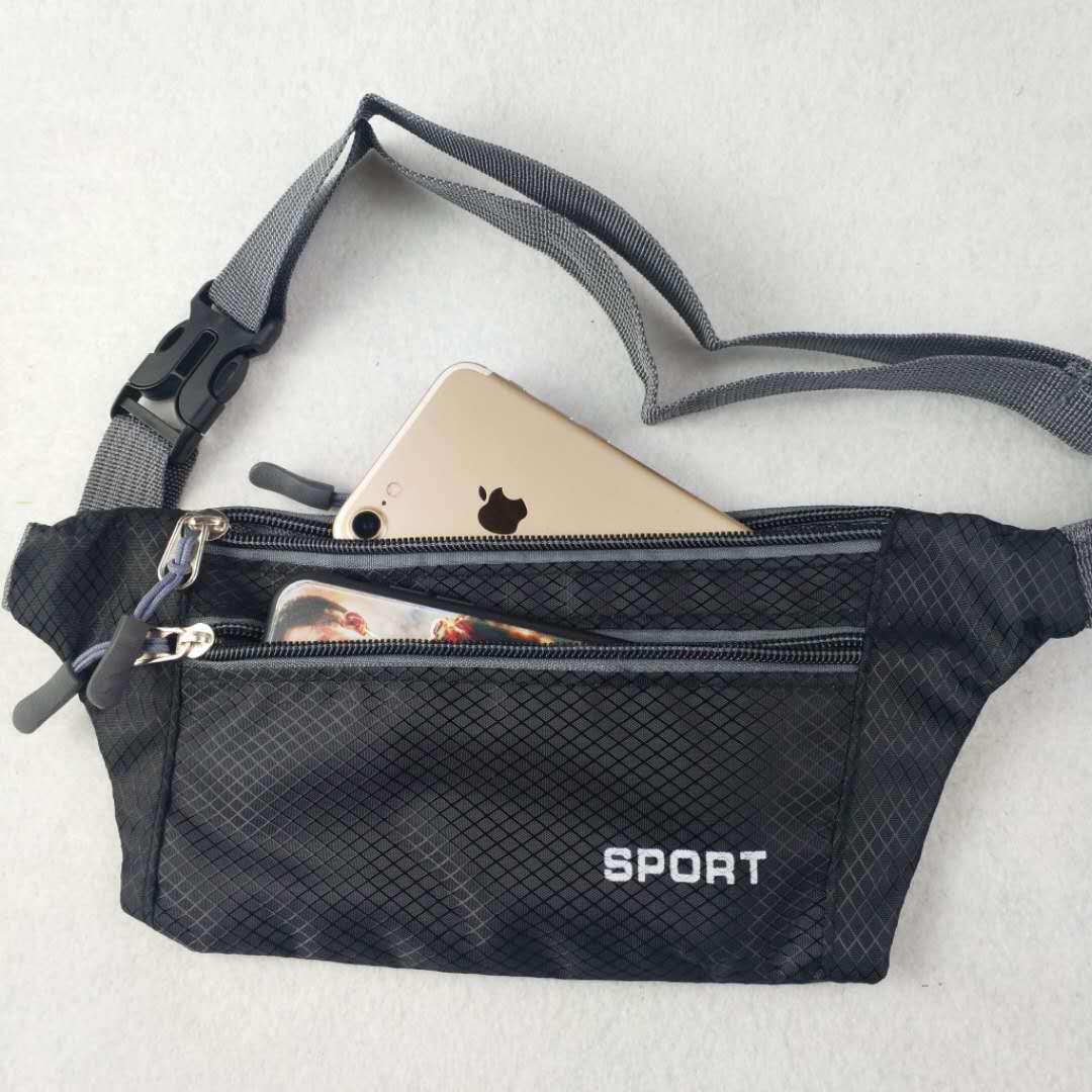 

Багатофункціональна тонка бігова поясна сумка - Доступно 8 кольорів глибокий/чорний