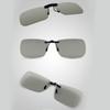 Clip On 3D Glasses 0.72mm Thickness for Myopia Watching Passive Circular Polarized 3D Glasses for 3D TV Movie Cinema