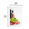 SZKLANA DESKA DO KROJENIA 30x52 Wino