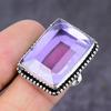 Amethyst Gemstone 925 Sterling Silver Gift Jewelry Ring Size 7