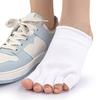 1 Pair Half Palm Gel Five-toe Socks Women Invisible Non-Slip