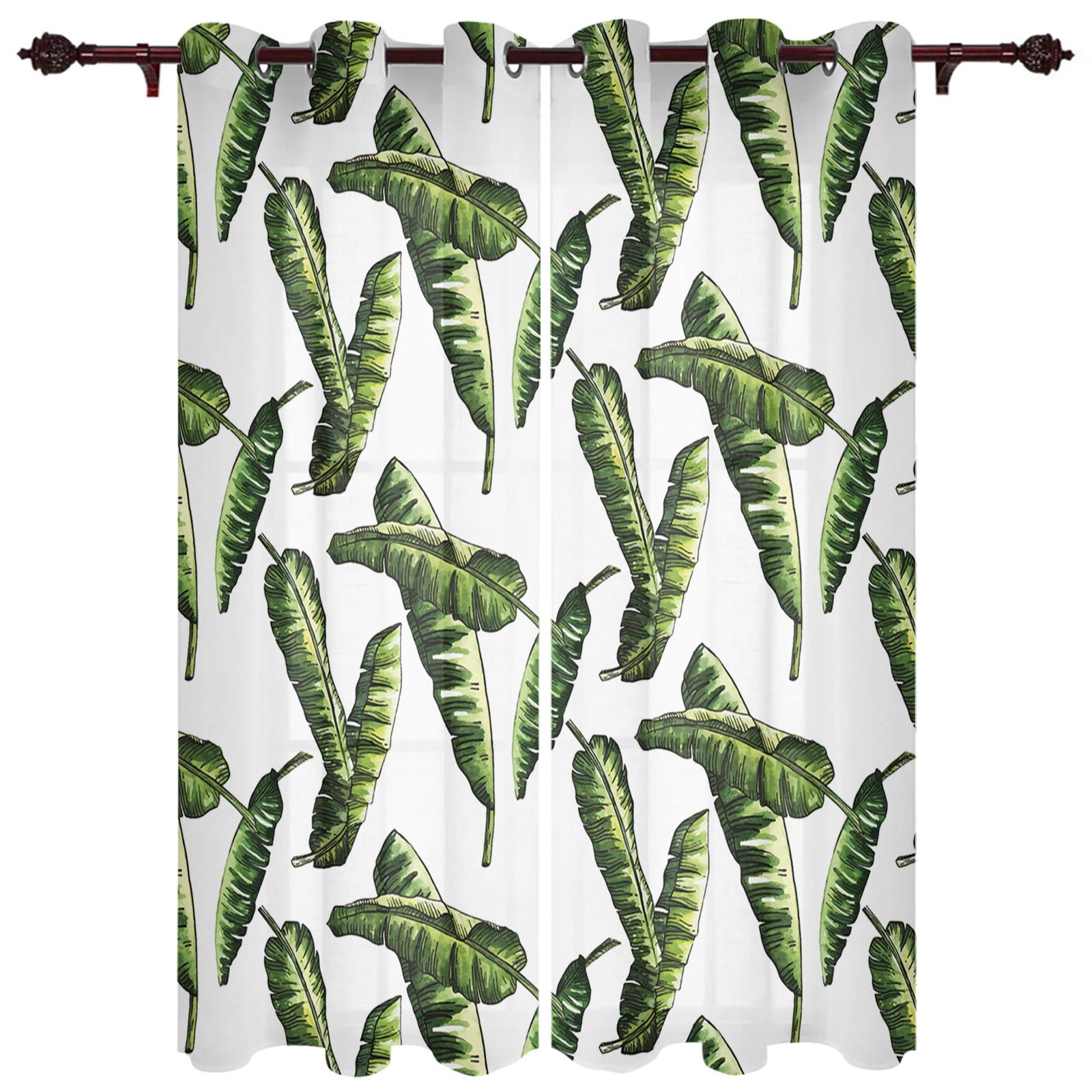 Летние зеленые тропические растения с пальмовыми листьями — фото 9