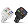 75W 6 USB Car Charger Fast Charging Phone Adapter in Car 15A For iPhone 13 12 Pro Xiaomi Huawei Samsung Car Quick Charge