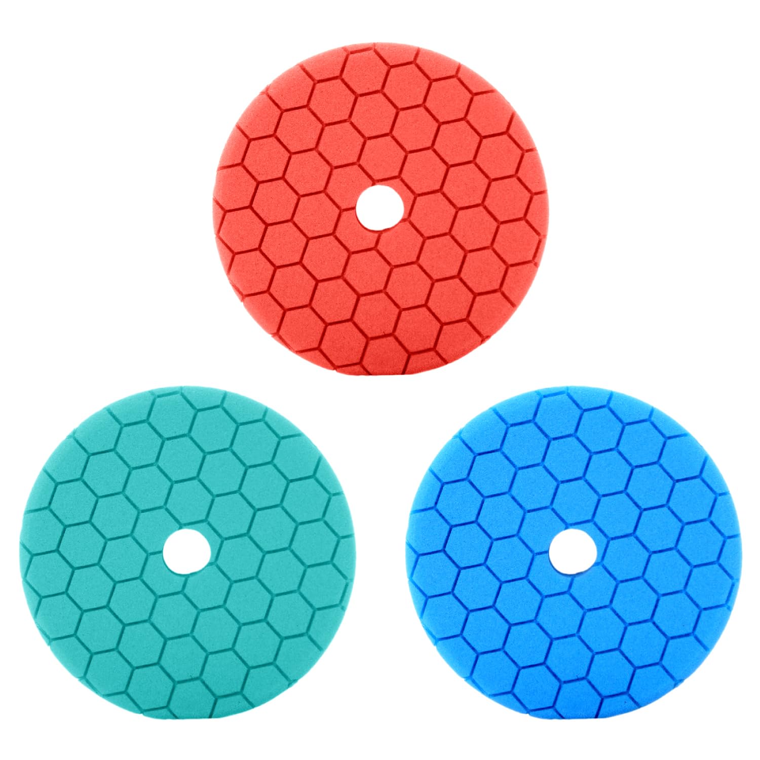 

RoaRion Sponge Buff Sponge Pad Sponge Buffing Set Polisher Polishing Car 4.9