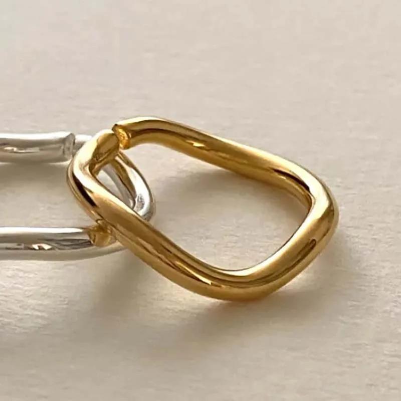 I'M Fine/Save Me Retro Creative Letters Adjustable Open Ring For Women Punk Gothic Edgy Jewelry Vintage Accessories Unisex Gift
