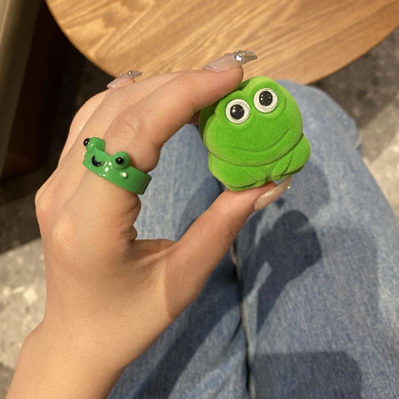 Cute Frog Ring - Best Friend Gift, Couple or Qixi Celebration