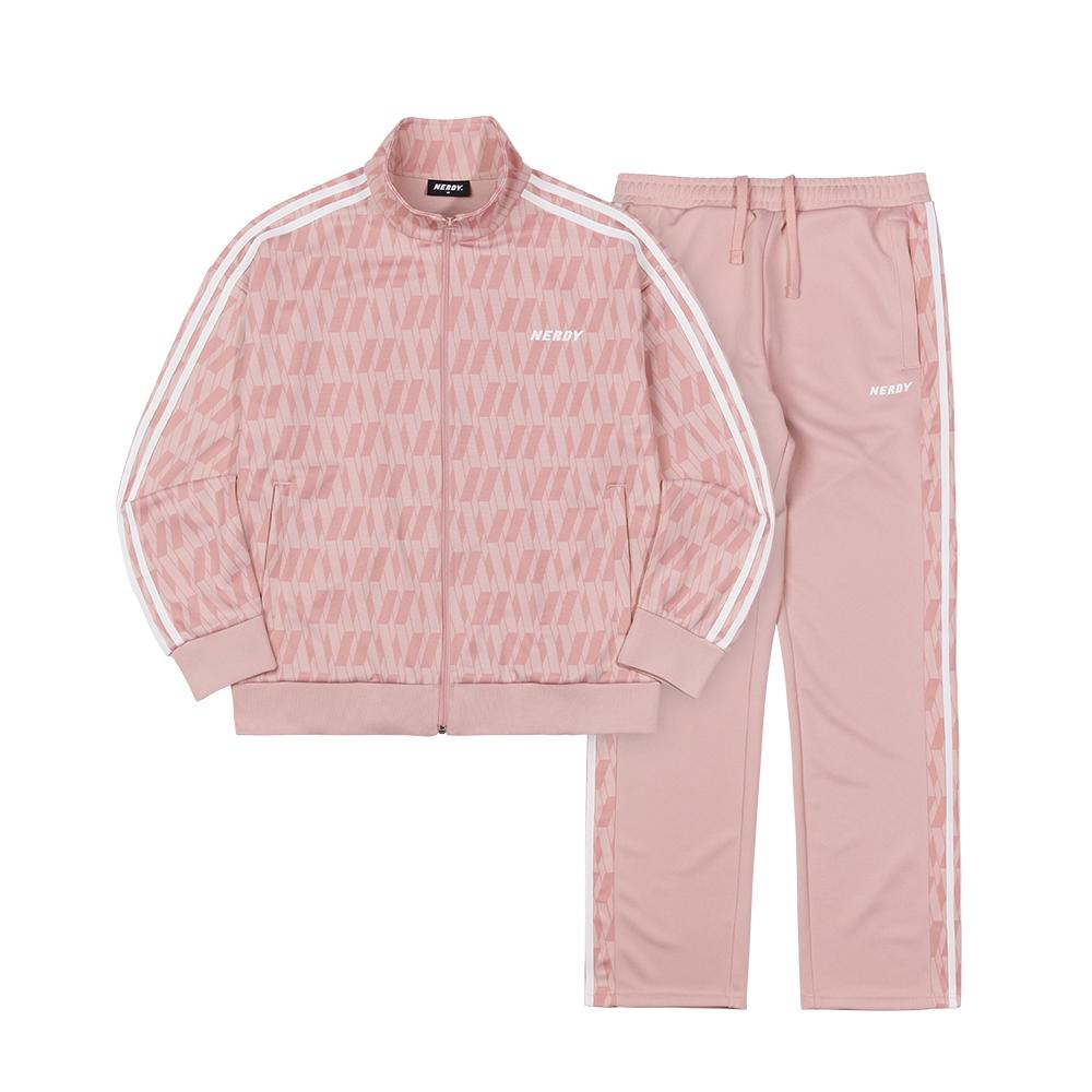 

NERDY 21FW DNA Monogram Track Set Розовый