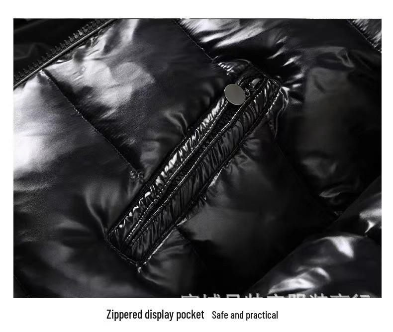 Winter Glossy Unisex Short Jacket - Trendy Outdoor Fashion