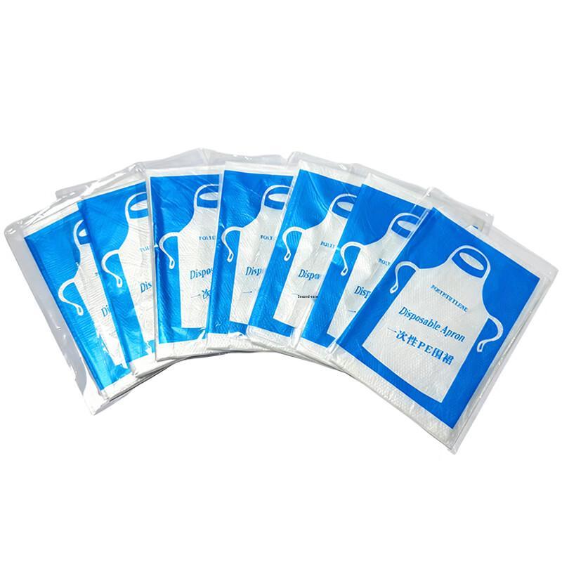 Suncojia Disposable Transparent Aprons (50 Pack)