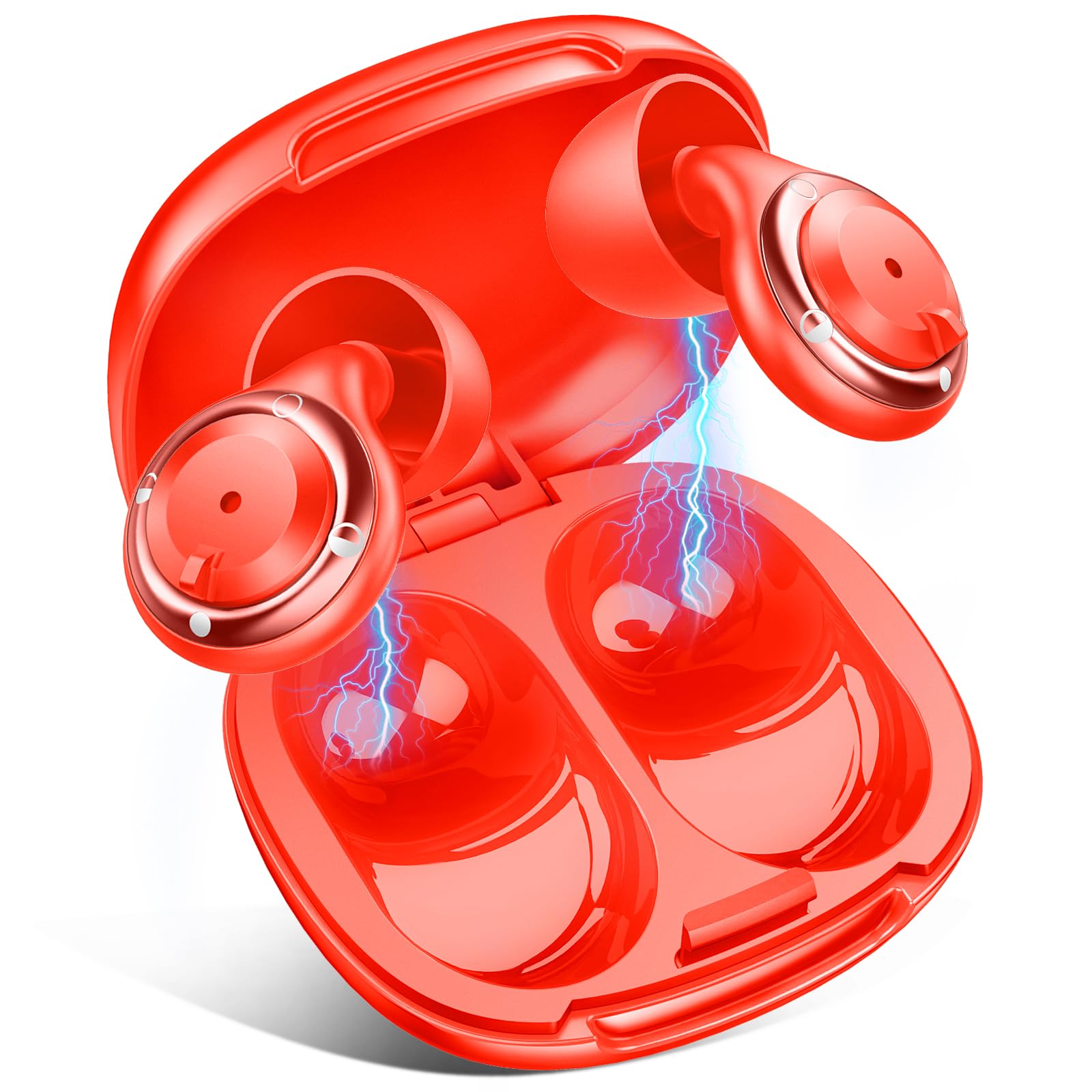 

IDE11 Новые беруши для сна Регулируемые беруши с шумоподавлением 3 режима шумоподавления Полная звукоизоляция Снижение шума дБ Хороший сон Сон красный