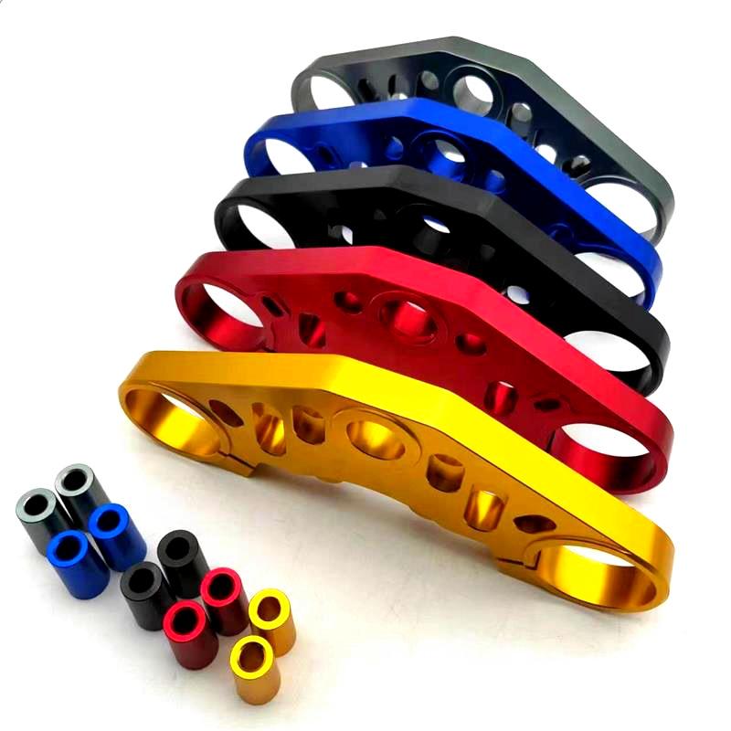 R15 V3 CNC Textured Aluminum Upper Shock Absorber Triple Clamp for Samsung Motorcycle