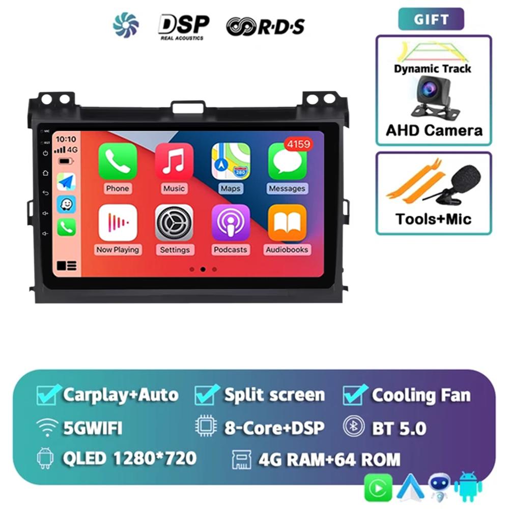 For Toyota Land Cruiser Prado 120 3 Ll For Lexus GX470 GX 470 J120 2002-2009 Car Radio Multimedia Video Player Navigation GPS