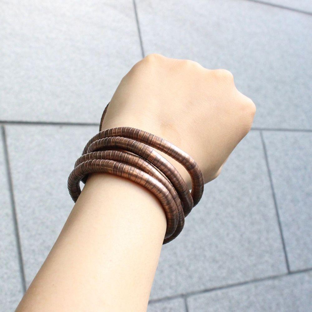 Alloy Bendable Snake Necklace Gold Color Bracelet New Flexible Choker  Jewelry Accessories