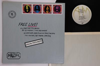LP Record FREE  Free Live SP4306 AM 1980 US Rock Used