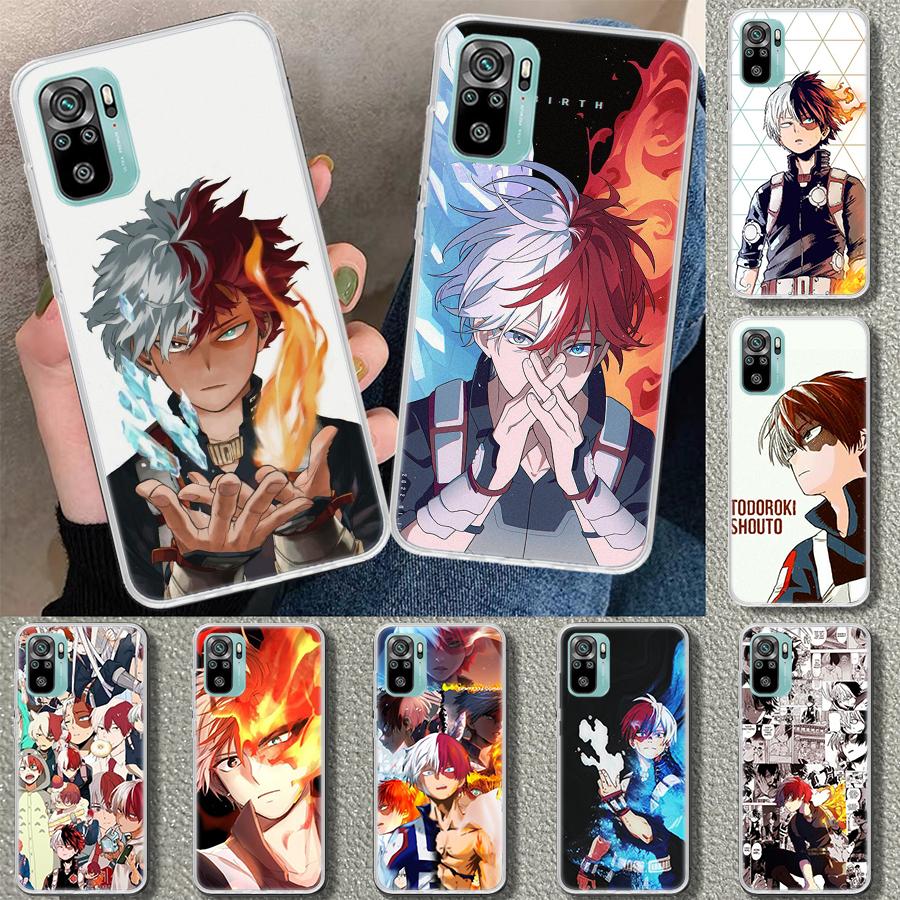 MHA Todoroki Shoto Phone Case Cover for Xiaomi Redmi Note 15 14 13 12 11 Pro Plus 14S 12S 11S 11T 11E 10S 10 Customized Fundas R