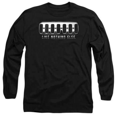 Hummer Unisex Adult Grill Logo Long-Sleeved T-Shirt